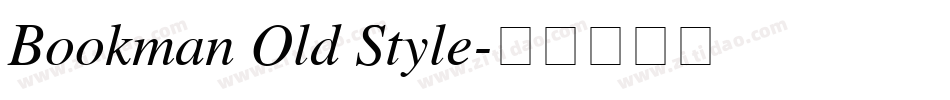 Bookman Old Style字体转换